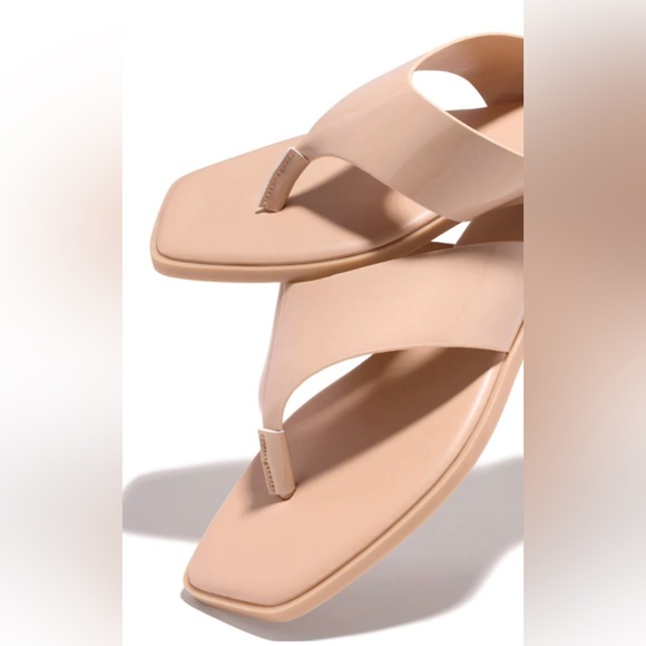 Nude Thong Slip On Sandal - Picture 4 of 6